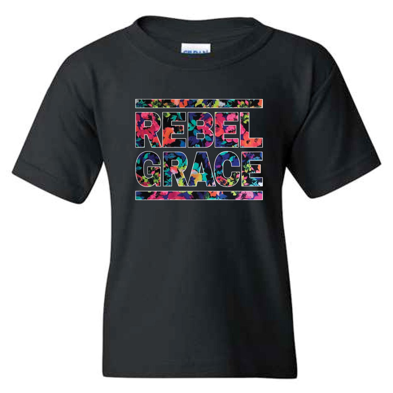 REB - REBEL GRACE FLORAL YOUTH TEE