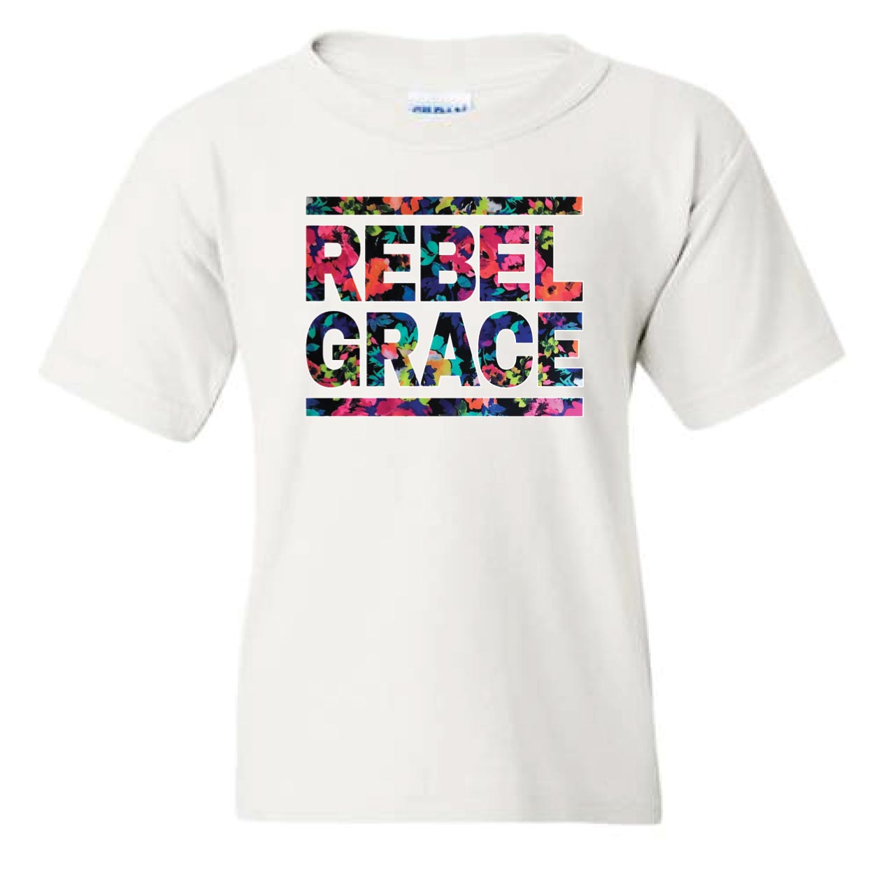 REB - REBEL GRACE FLORAL YOUTH TEE