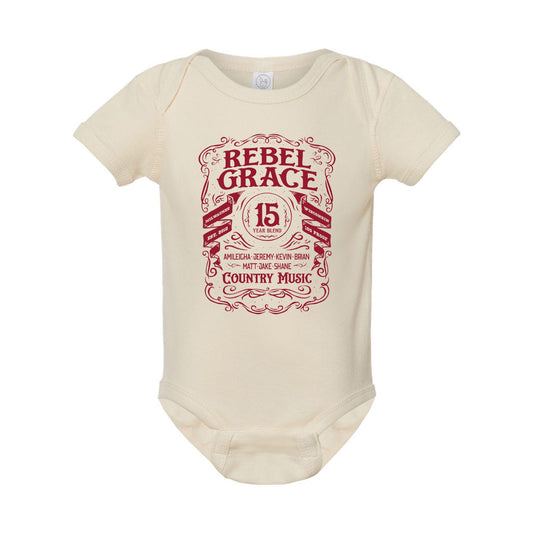 REB - REBEL GRACE BABY CREAM ONESIES