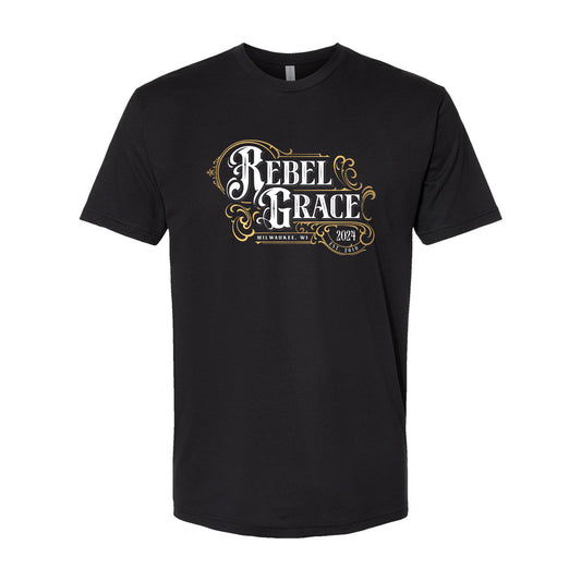 REB - REBEL GRACE ADULT BLACK TEE