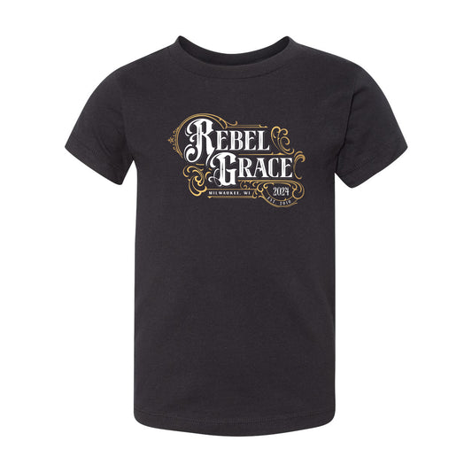 REB - REBEL GRACE TODDLER BLACK TEE