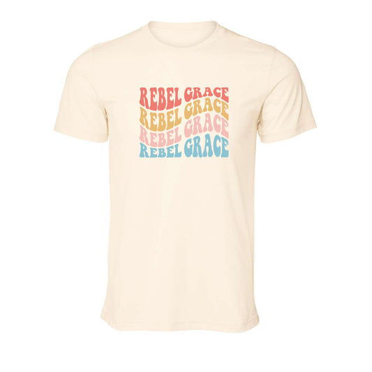 REB - REBEL GRACE ADULT NATURAL TEE